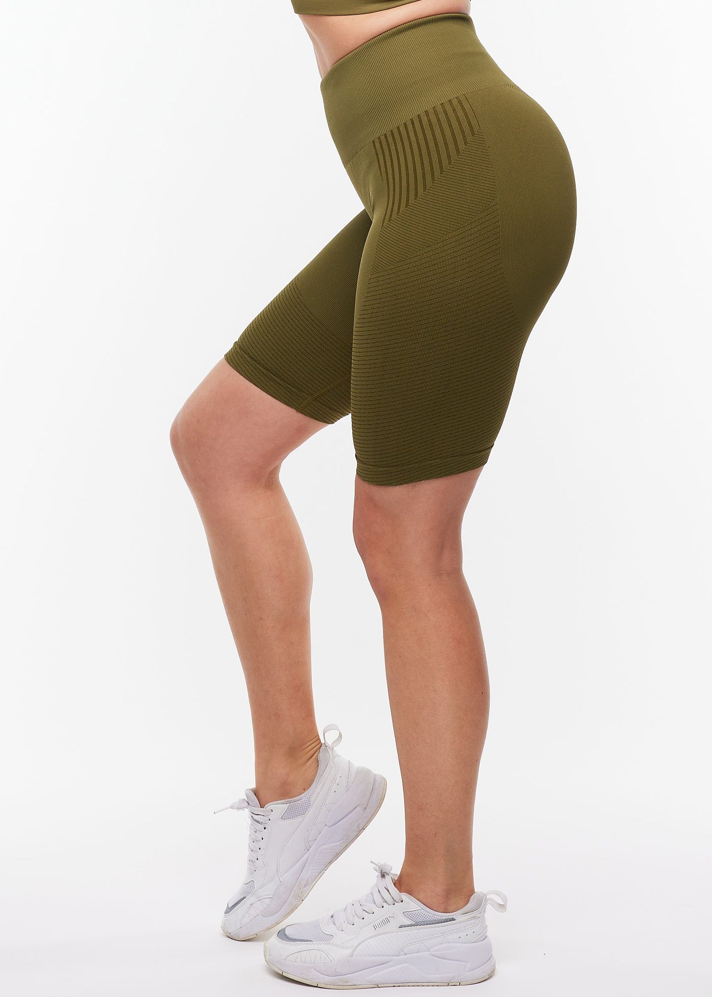 Hype Seamless Shorts - Olive - for kvinde - GYMONE - Shorts