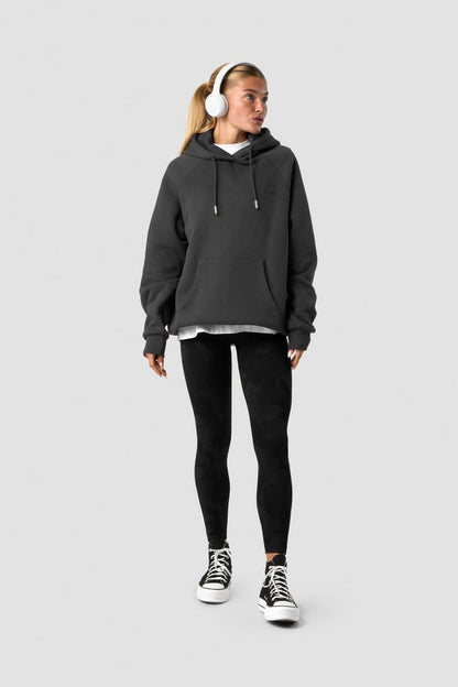 everyday hoodie wmn dark grey