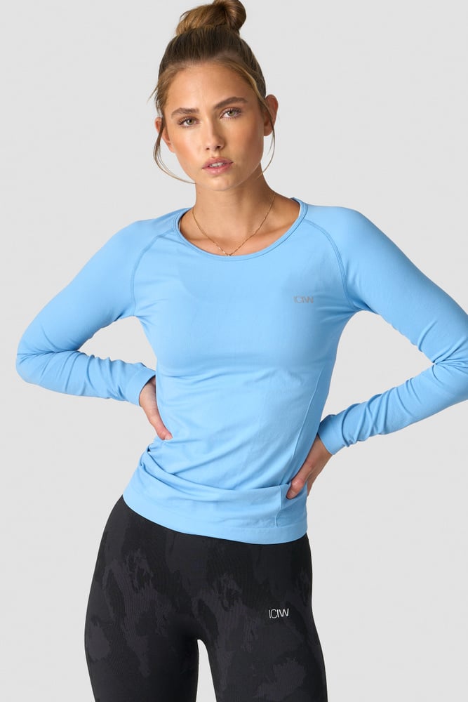 everyday seamless ls dove blue