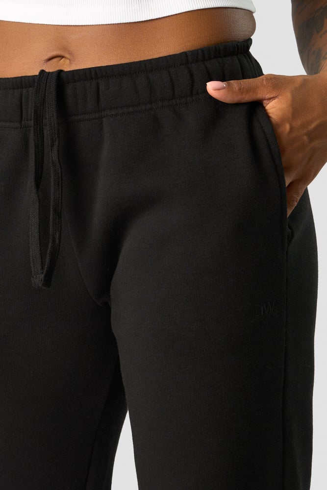 everyday straight leg sweatpants black