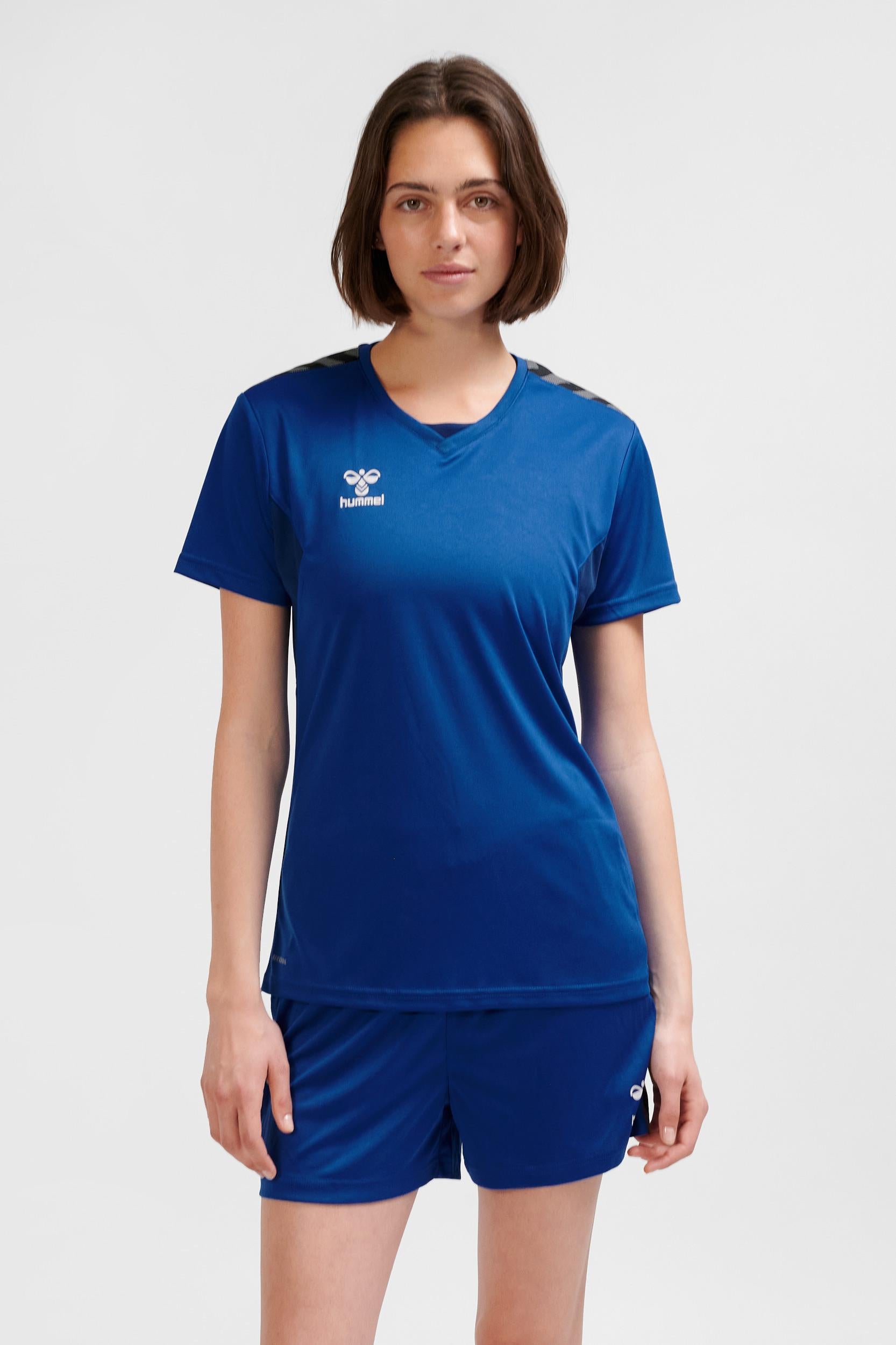 HUMMEL - Hmlauthentic Pl Jersey S/s Woman - True Blue