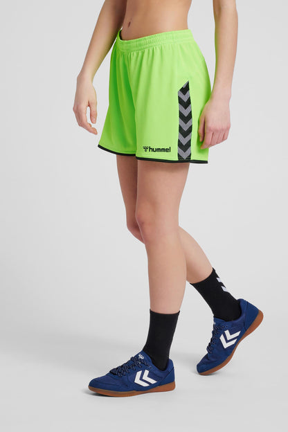 HUMMEL - Hmlauthentic Poly Shorts Woman - Green Gecko