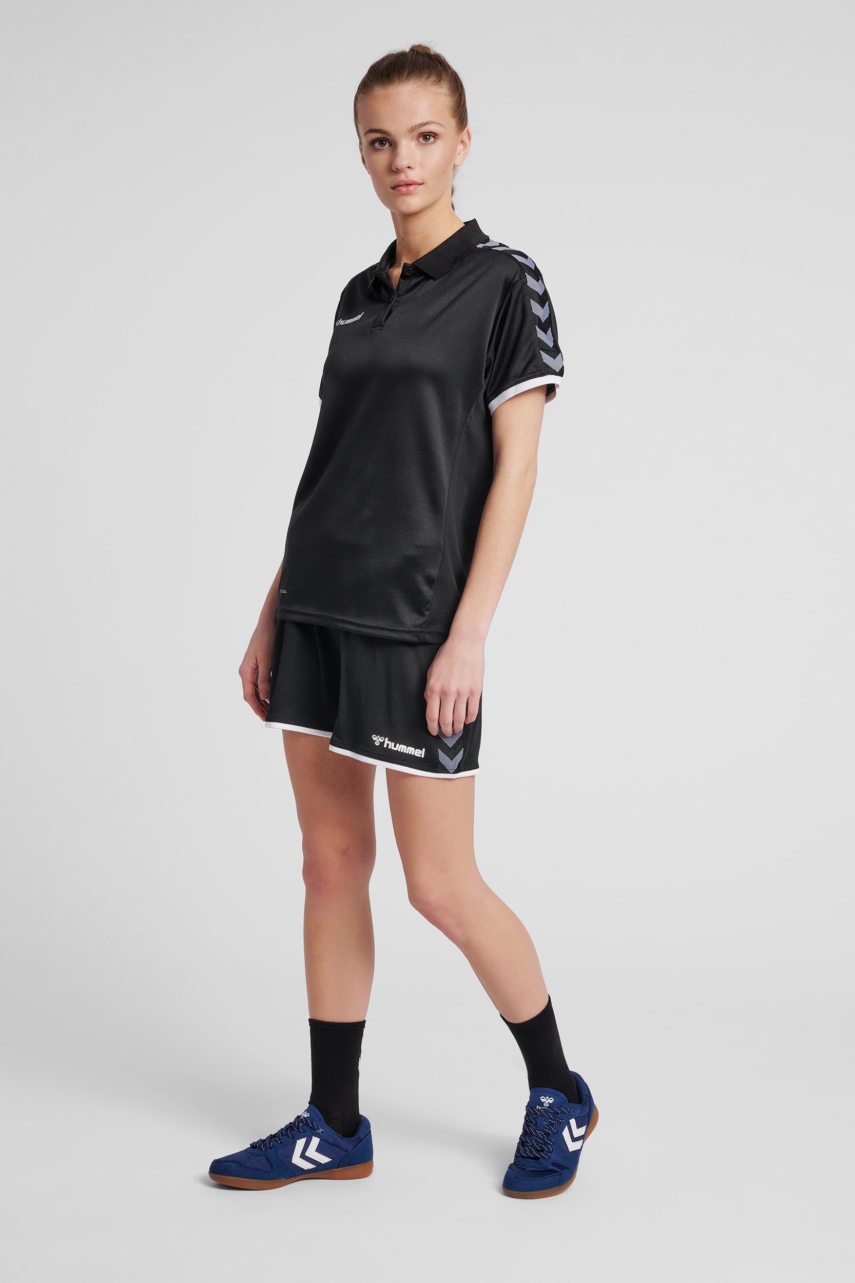 HUMMEL - Hmlauthentic Woman Functional Polo - Black/white