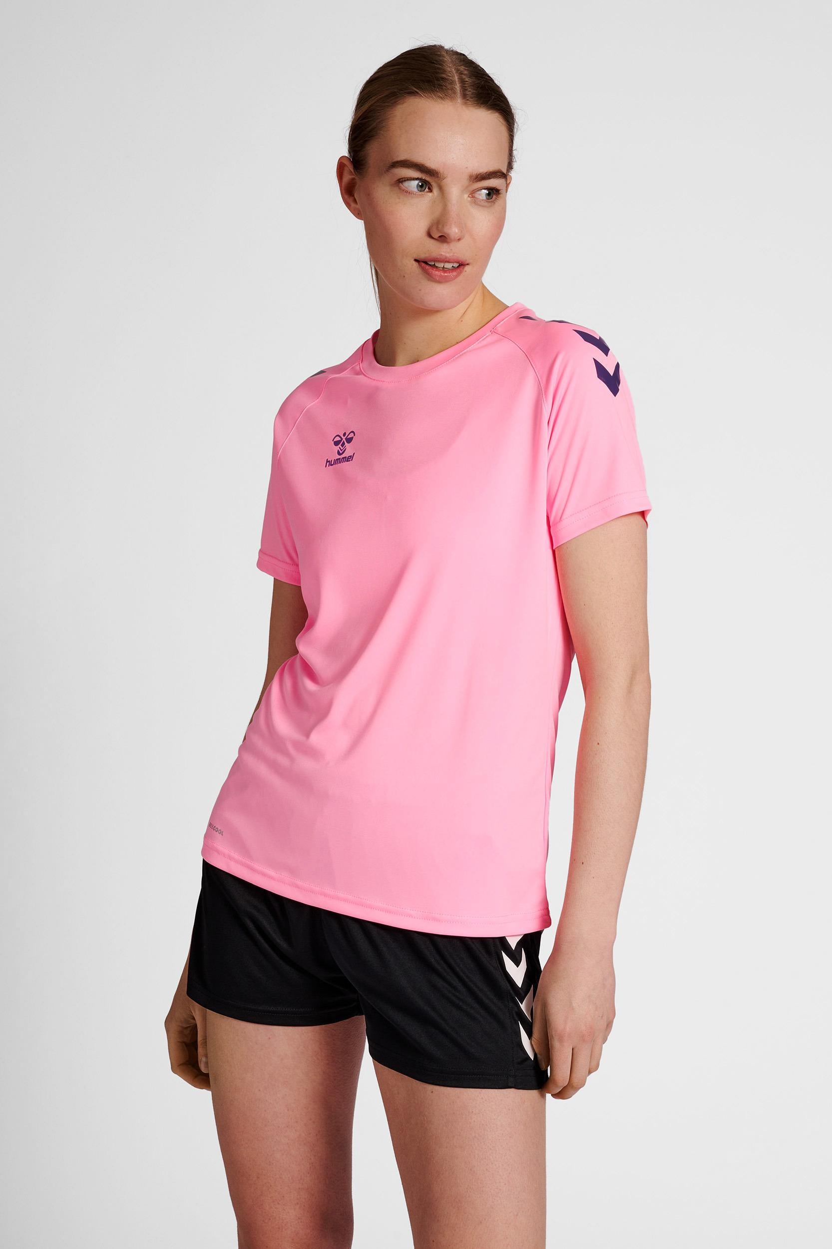 HUMMEL - Hmlcore Xk Core Poly Tee  S/s Woman - Cotton Candy