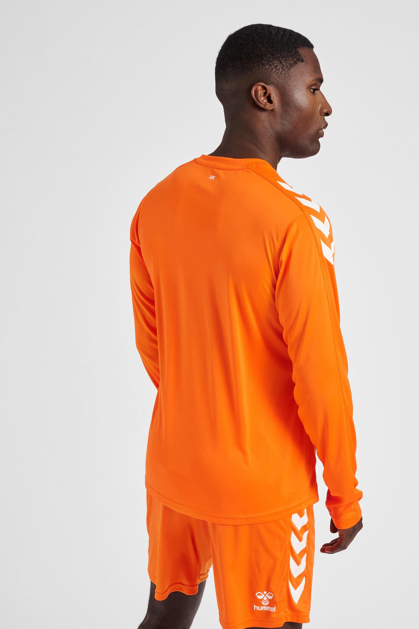 HUMMEL - Hmlcore Xk Poly Jersey L/s - Orange Tiger