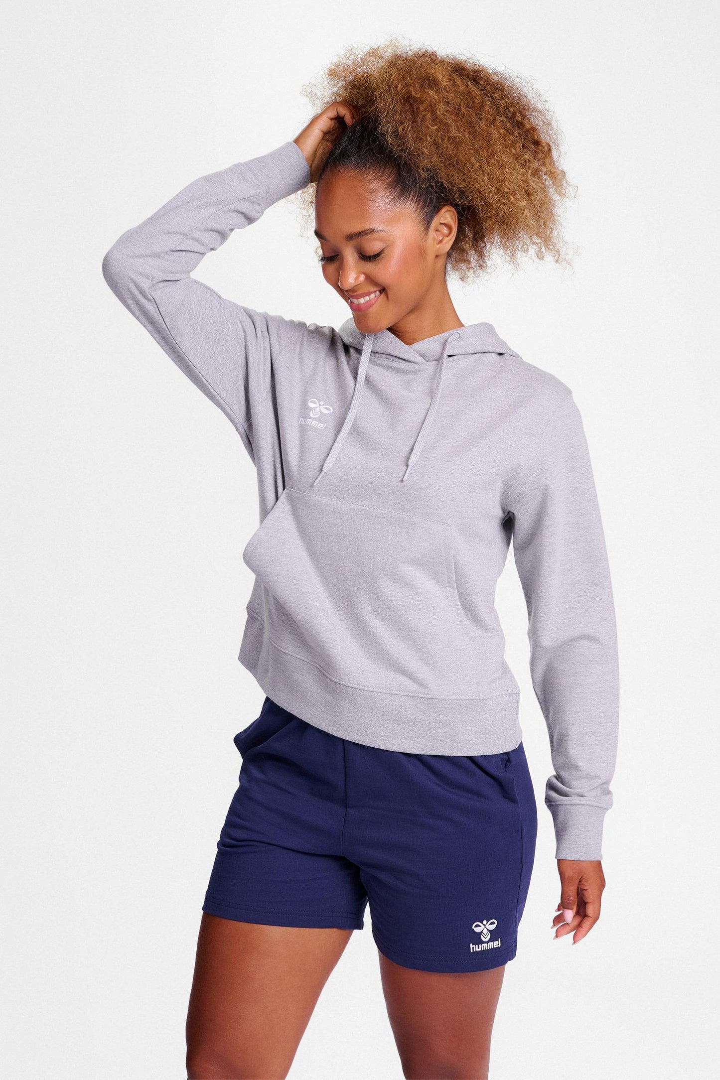 HUMMEL - Hmlgo 2.0 Hoodie Woman - Grey Melange