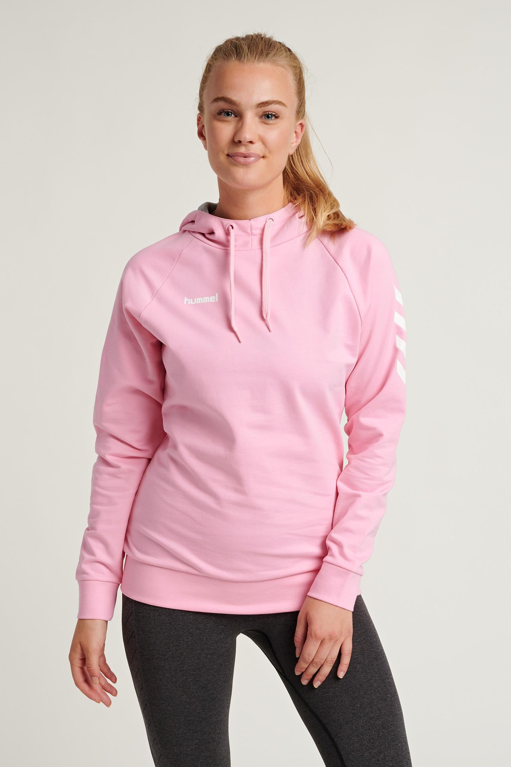 HUMMEL - Hmlgo Cotton Hoodie Woman - Cotton Candy