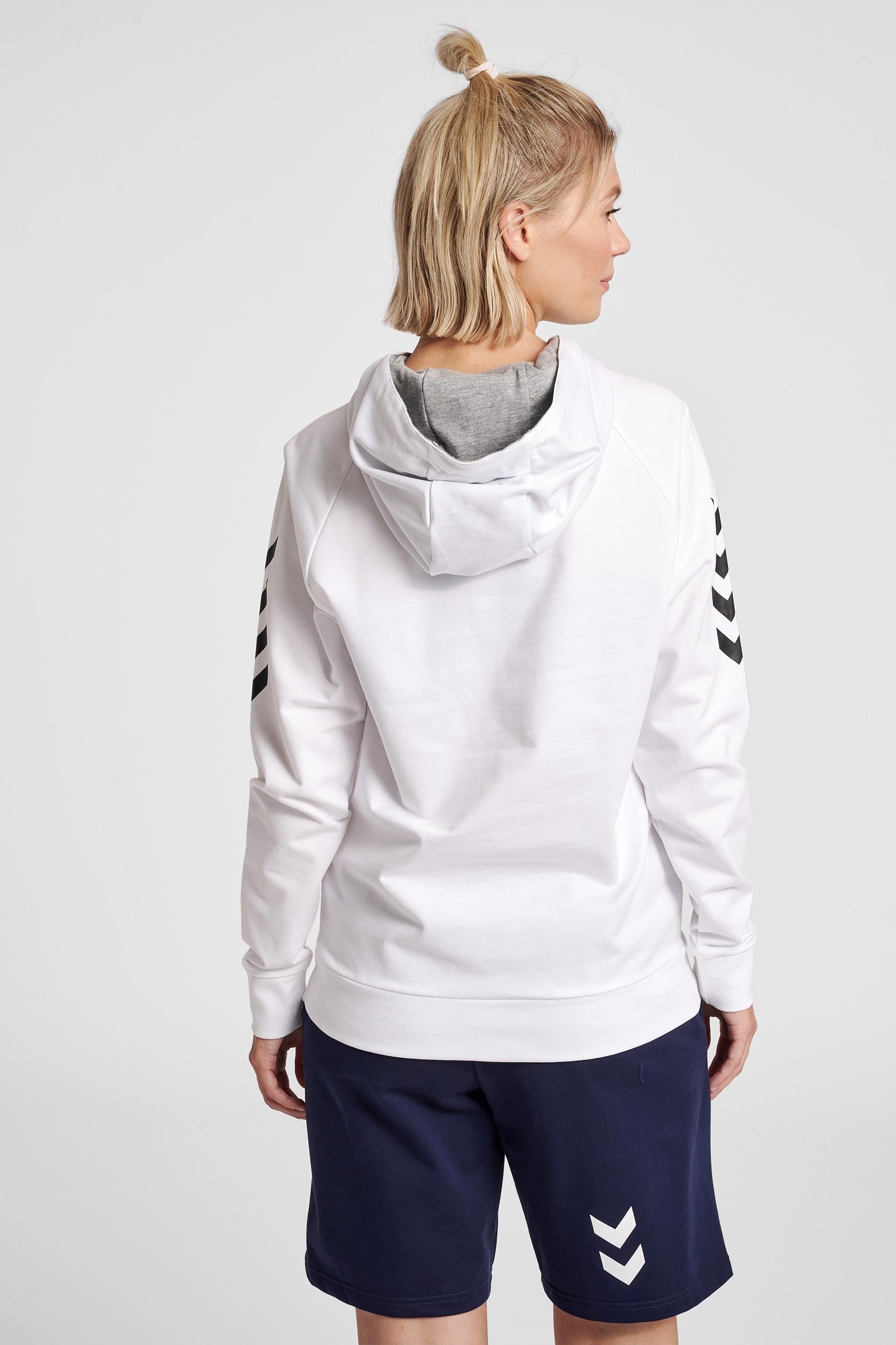 HUMMEL - Hmlgo Cotton Hoodie Woman - White