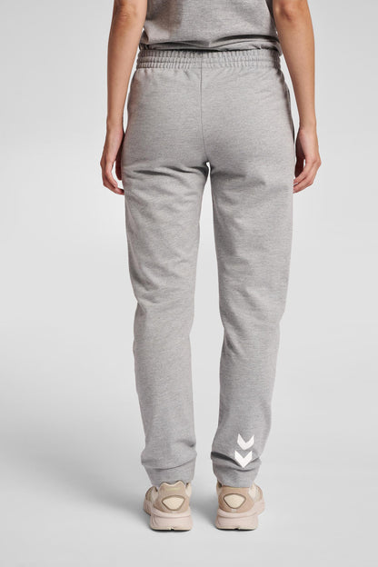 HUMMEL - Hmlgo Cotton Pant Woman - Grey Melange