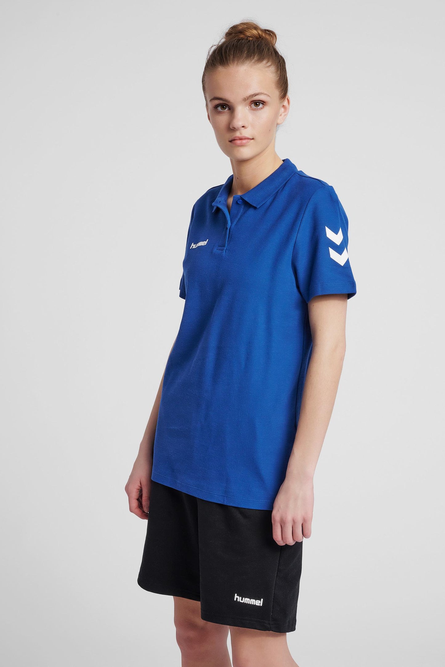 HUMMEL - Hmlgo Cotton Polo Woman - True Blue