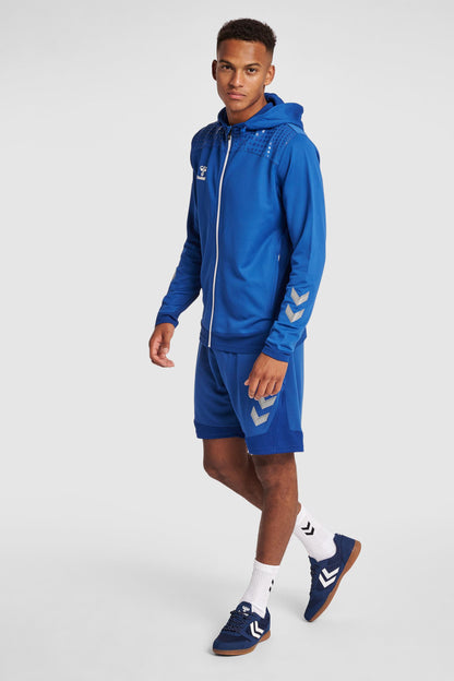 HUMMEL - Hmllead Zip Poly Hoodie - True Blue