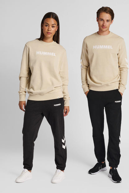 HUMMEL - Hmllegacy Sweatshirt - Pumice Stone