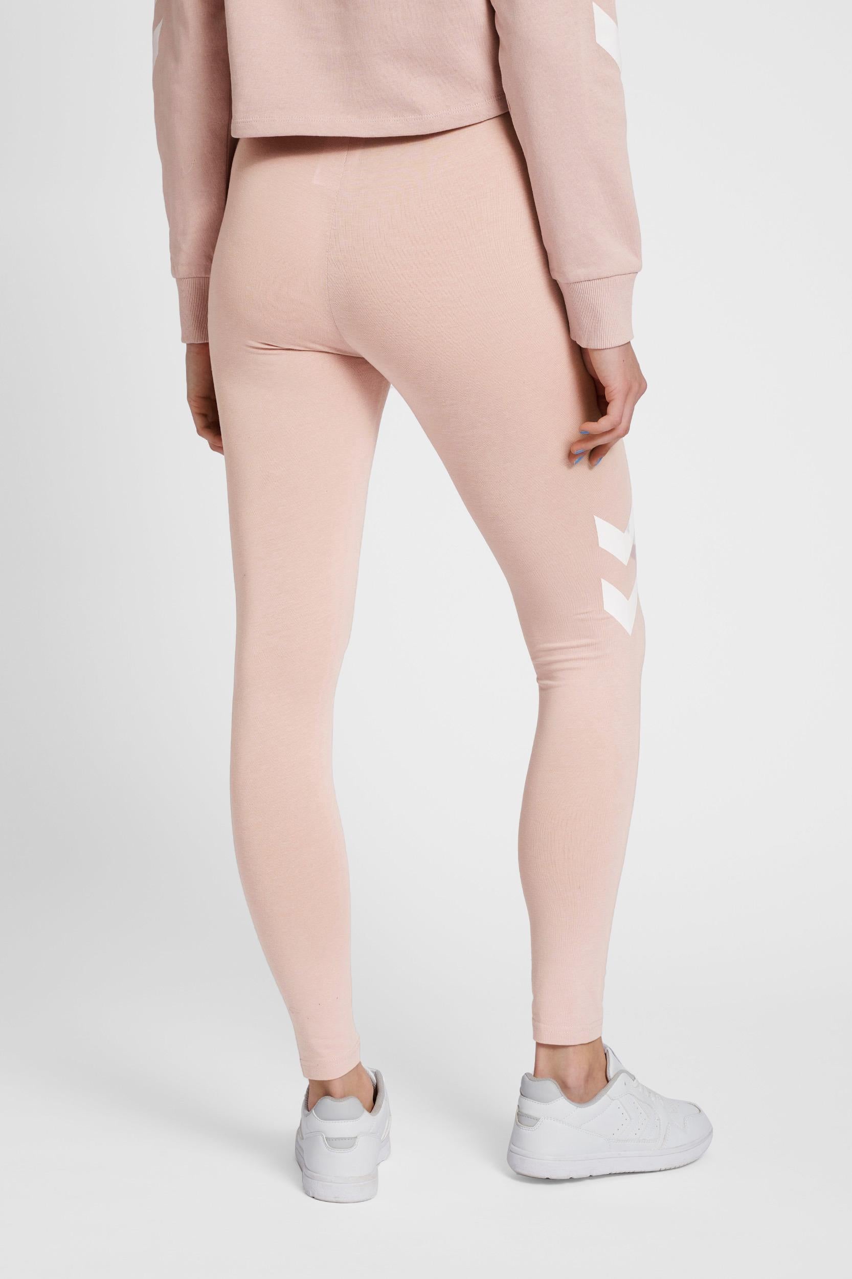 HUMMEL - Hmllegacy Woman High Waist Tights - Chalk Pink