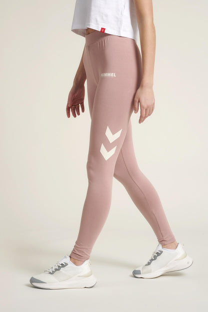 HUMMEL - Hmllegacy Woman High Waist Tights - Woodrose