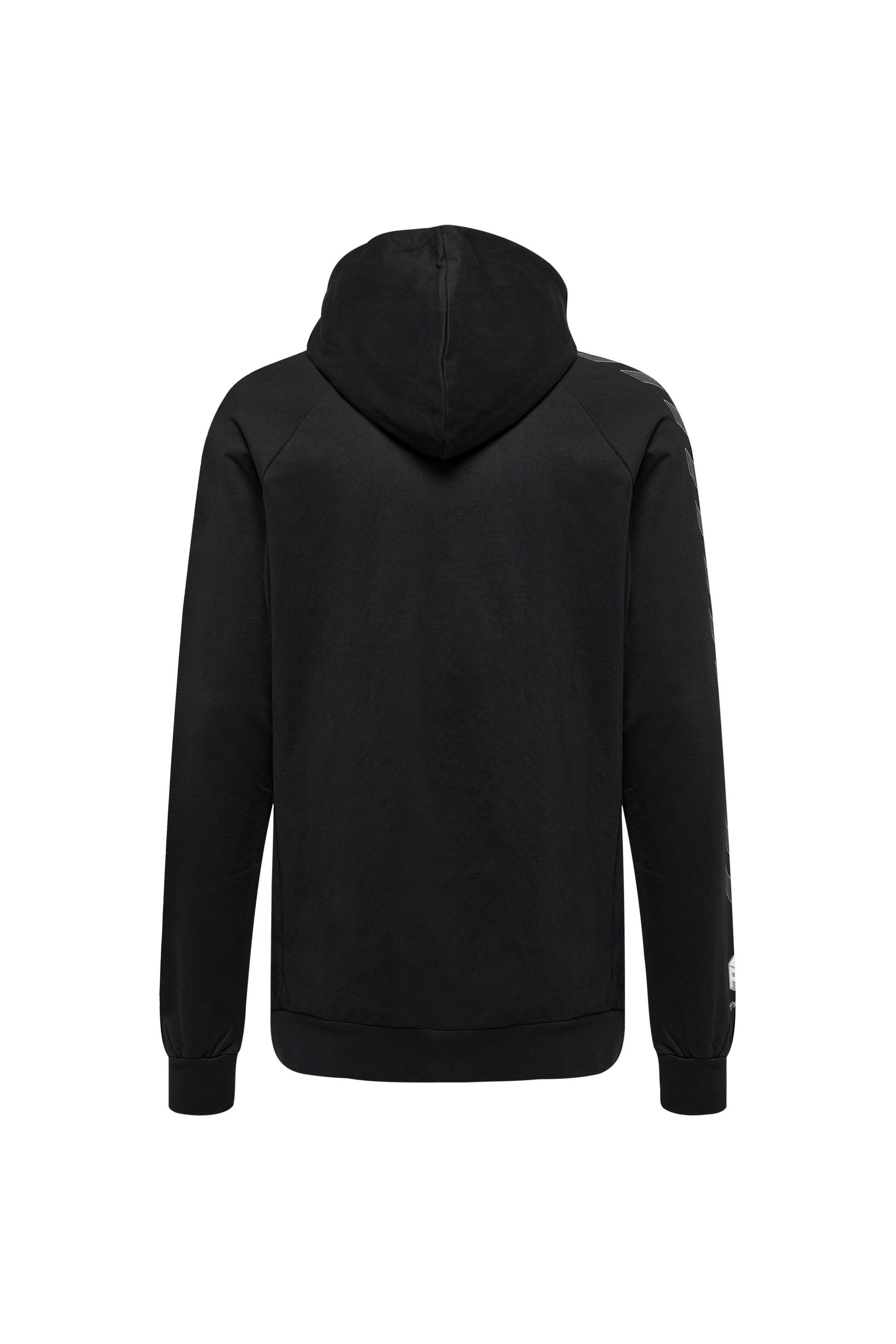 HUMMEL - Hmlmove Grid Cotton Hoodie - Black