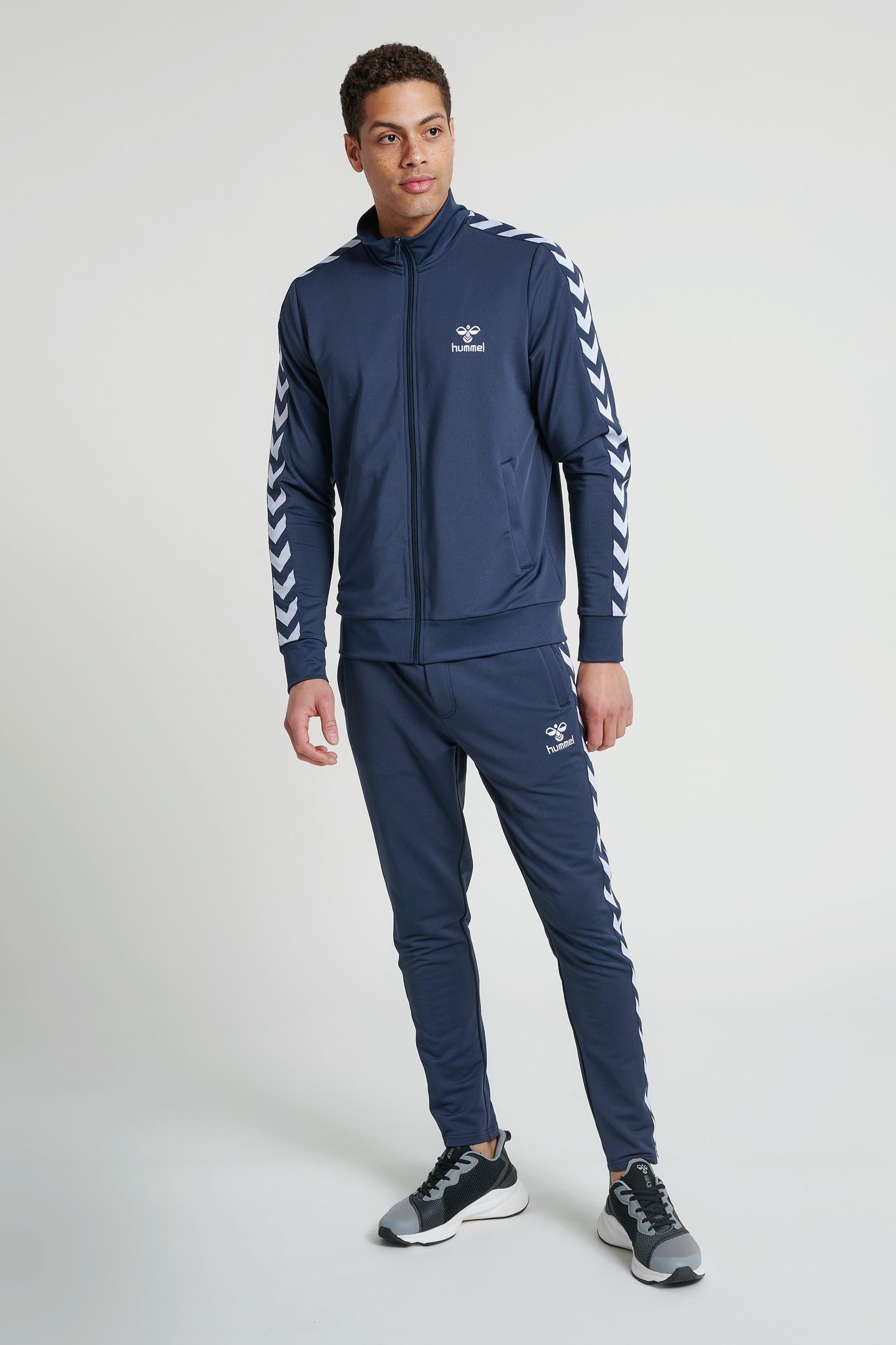 HUMMEL - Hmlnathan 2.0 Zip Jacket - Blue Nights