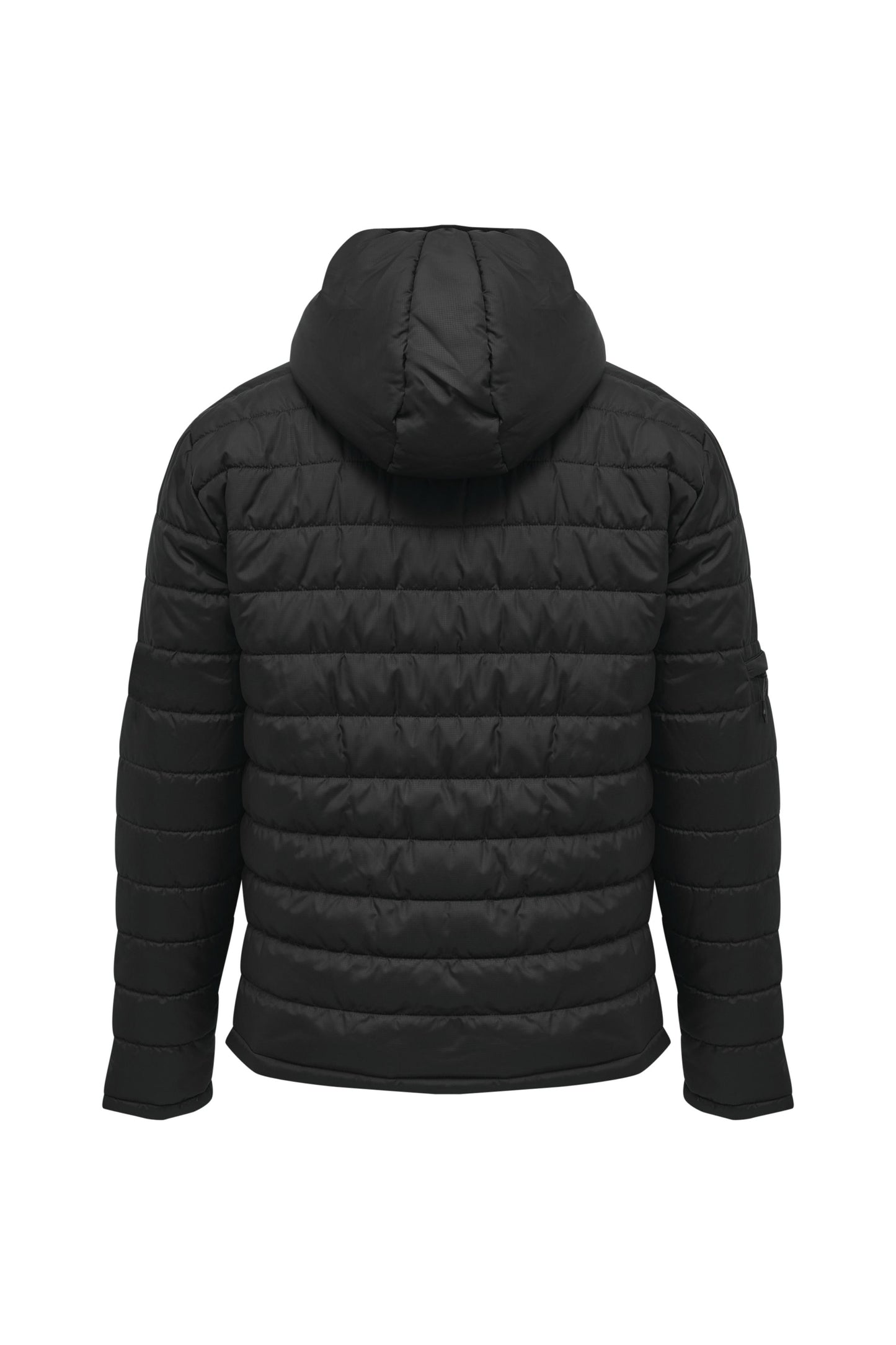 HUMMEL - Hmlnorth Quilted Hood Jacket - Black/asphalt