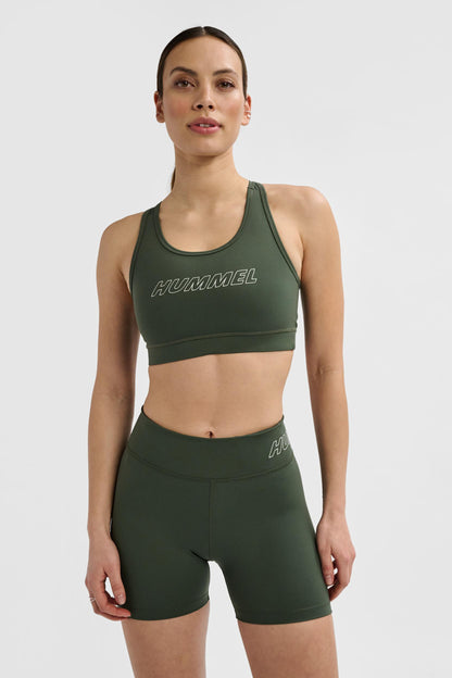 HUMMEL - Hmlte Fundamental Sports Bra - Climbing Ivy