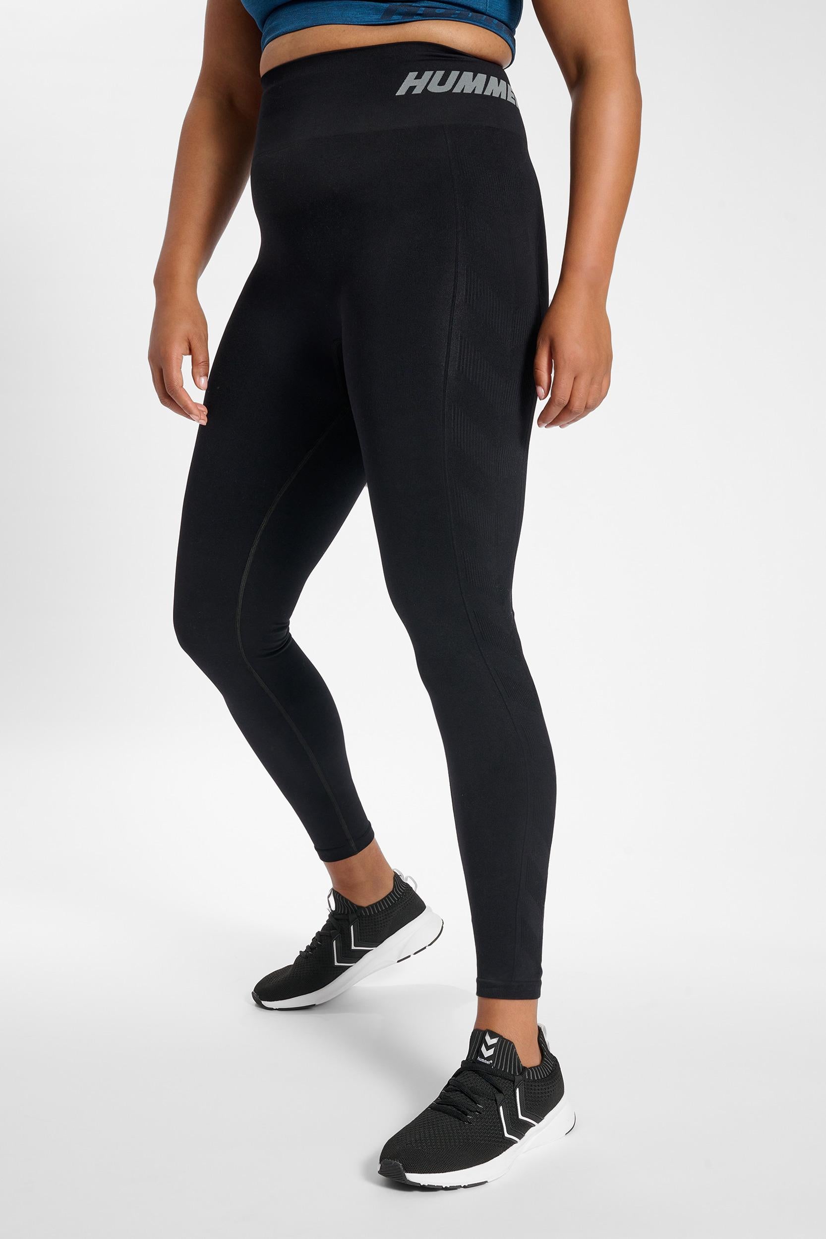 HUMMEL - Hmlte Pace Seamless Hw Tights Plus - Black