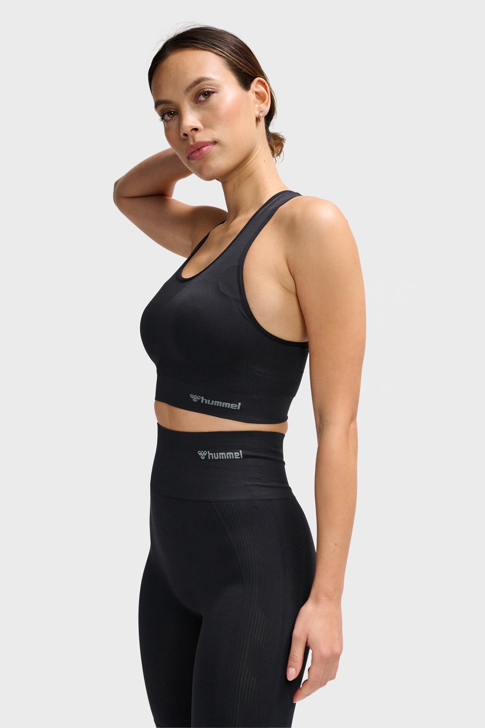 HUMMEL - Hmltif Seamless Padded Sports Bra - Black