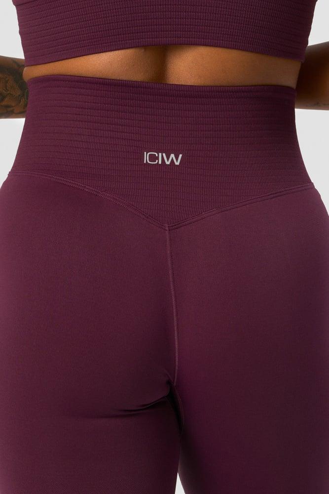 ICANIWILL - Define Seamless V-shape Tights - Maroon