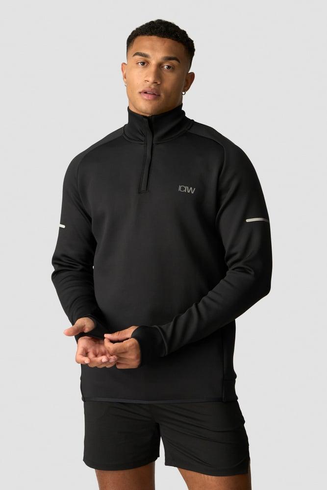 ICANIWILL - Mercury 1/4 Zip Crewneck - Black