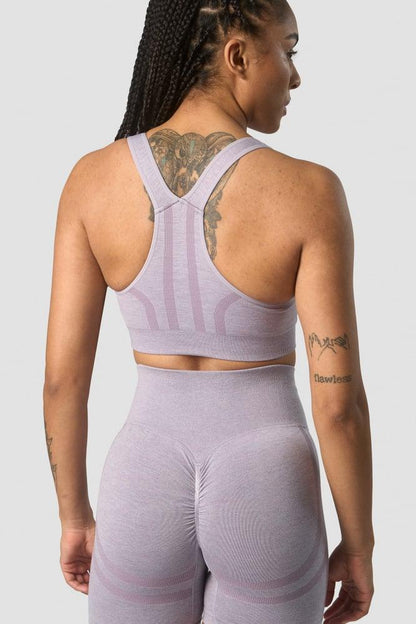 ICANIWILL - Rush Seamless Sports Bra - Lilac Melange