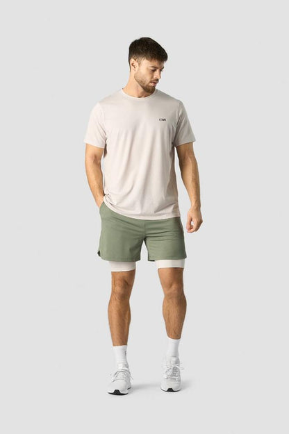 ICANIWILL - Stride 2-in-1 Shorts - Sea Green