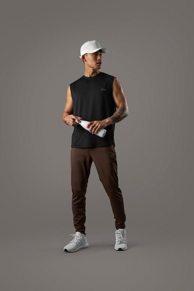 ICANIWILL - Stride Workout Pants - Dark Brown