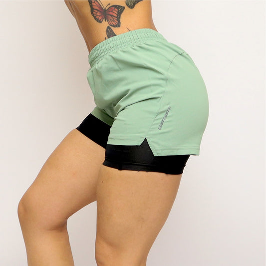 Newline Dallas Shorts 2in1 - Green - for kvinde - NEWLINE - Shorts