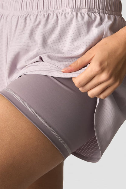 mirage 2-in-1 shorts wmn light dusty purple