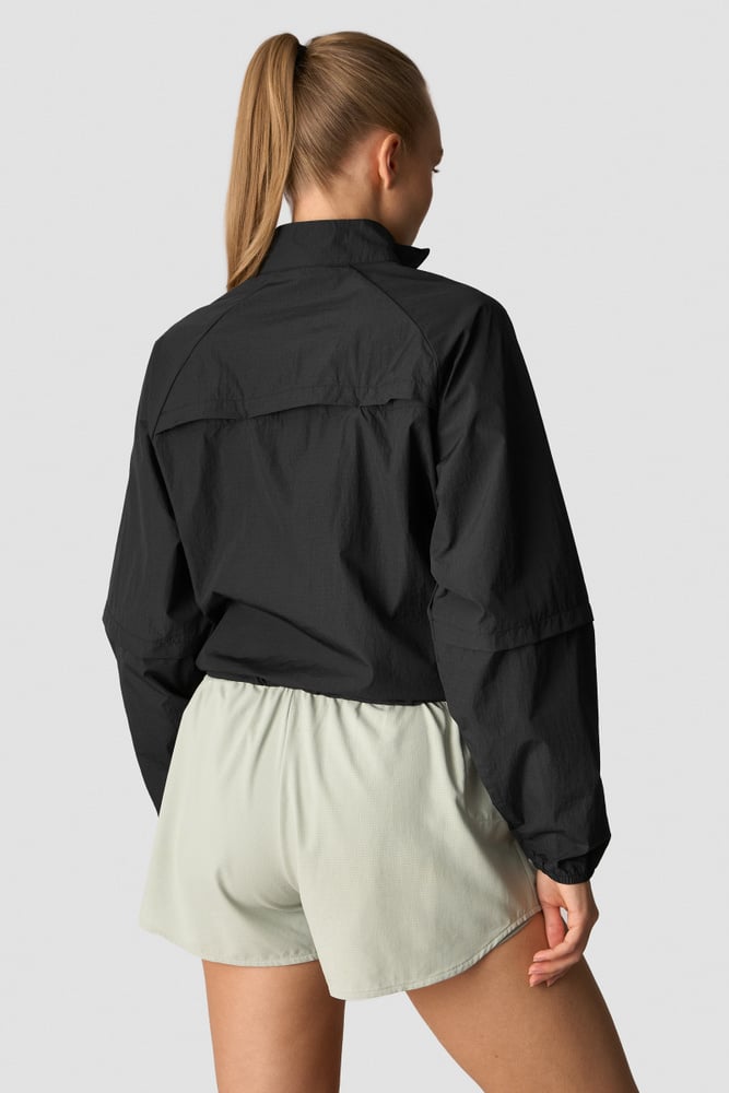 mirage cropped jacket wmn black