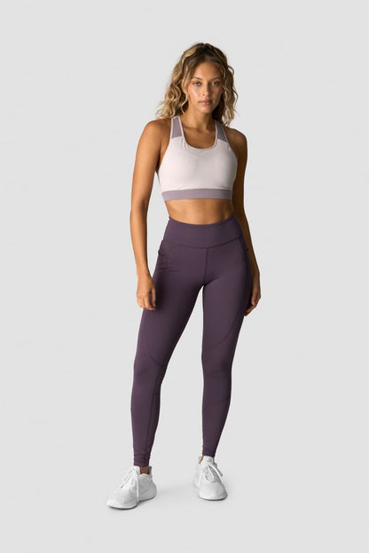 mirage sports bra light dusty purple