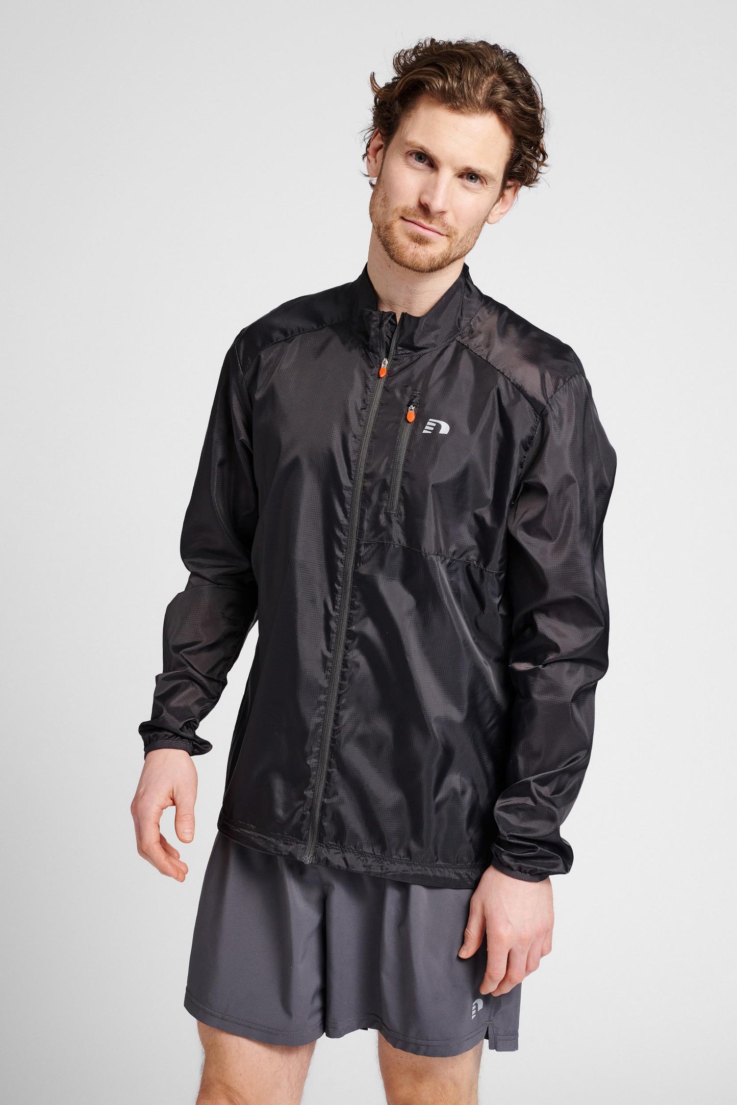 NEWLINE - Men Packable Tech Jacket - Forged Iron