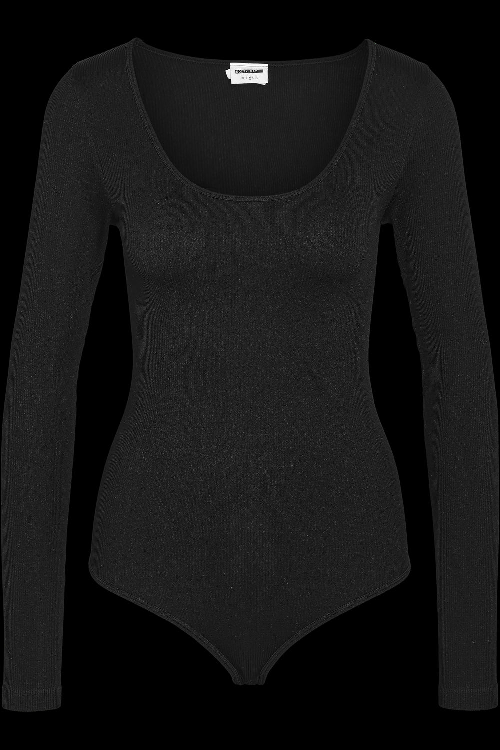 NOISY MAY - Sofina L/s Rib Bodysuit - Black