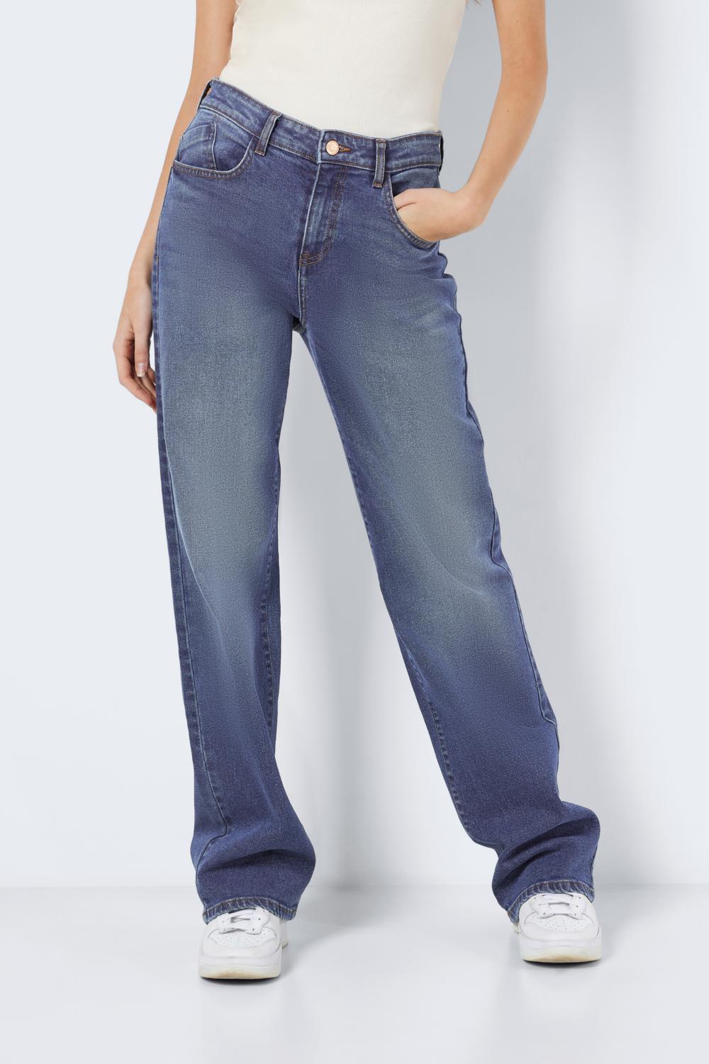 NOISY MAY - Yolanda Nw Wide Jeans - Blue