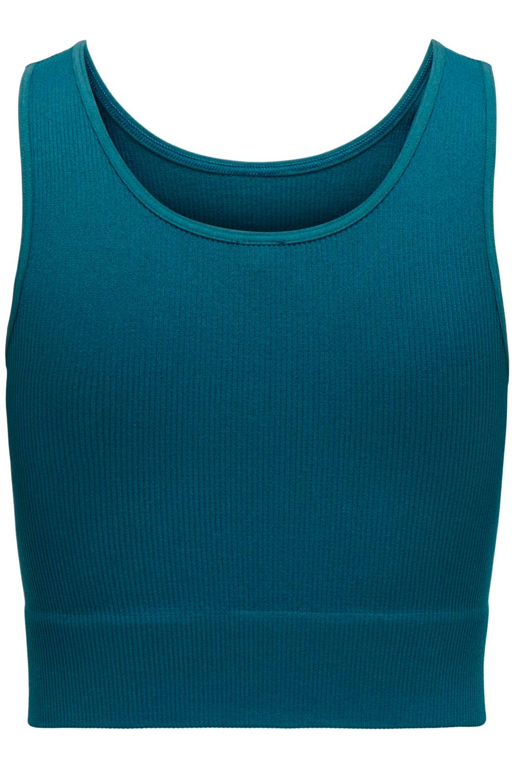 ONLYPLAY - Jaia Life Un Sl Seam Short Top - Turquoise