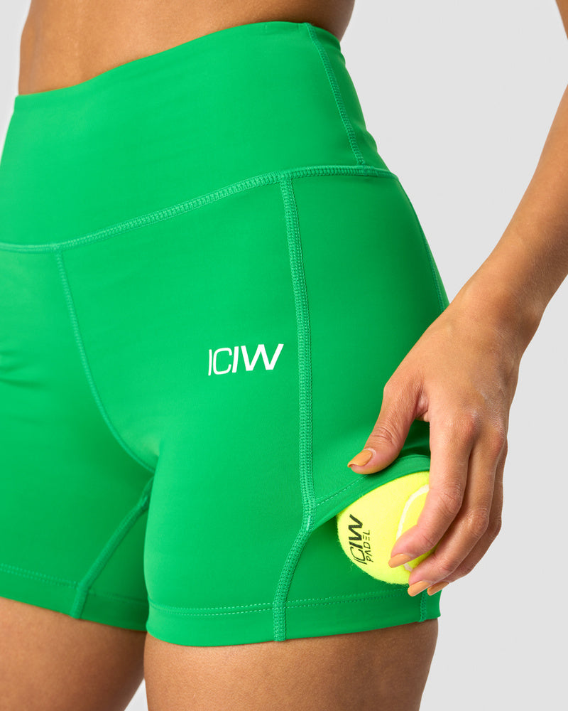 smash shorts wmn bright green