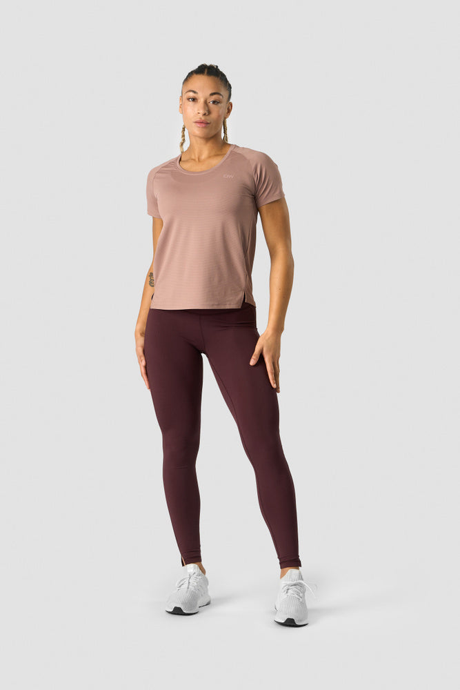 stride t-shirt wmn light mauve