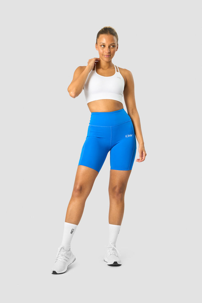 training biker shorts cobalt blue