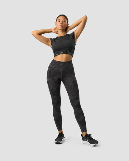 ultimate training cropped t-shirt black